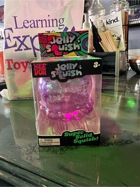 Nee-Doh Jelly Squish Super Solid Squish - Purple